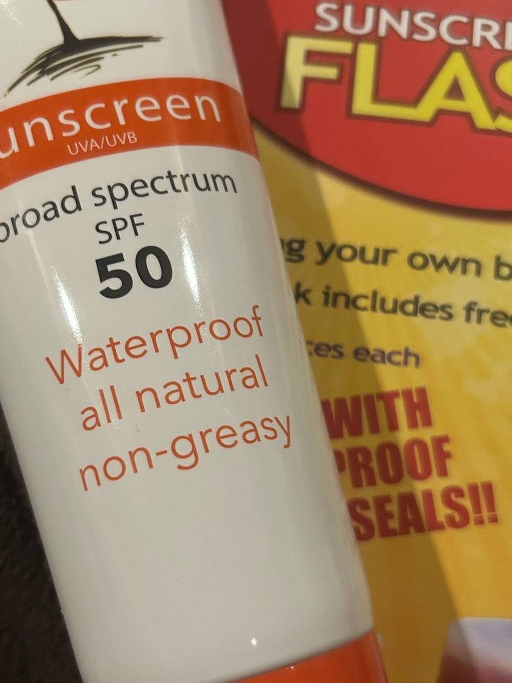 Flask Beach Tropics SPF 50 Sunscreen Lotion enjoy alcohol anywhere  1 bottle